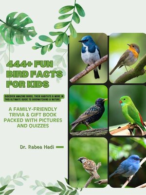 cover image of 444+ Fun Bird Facts for Kids